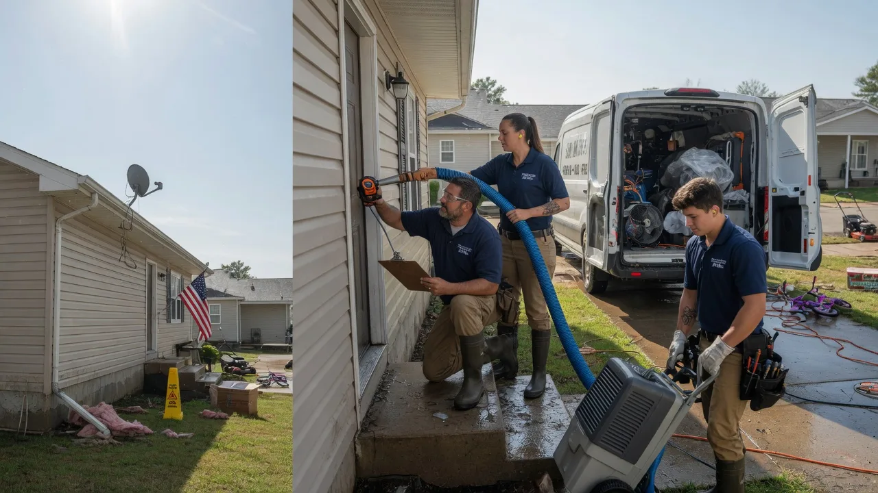Ceiling Water Damage Restoration in Long Branch, TX near me